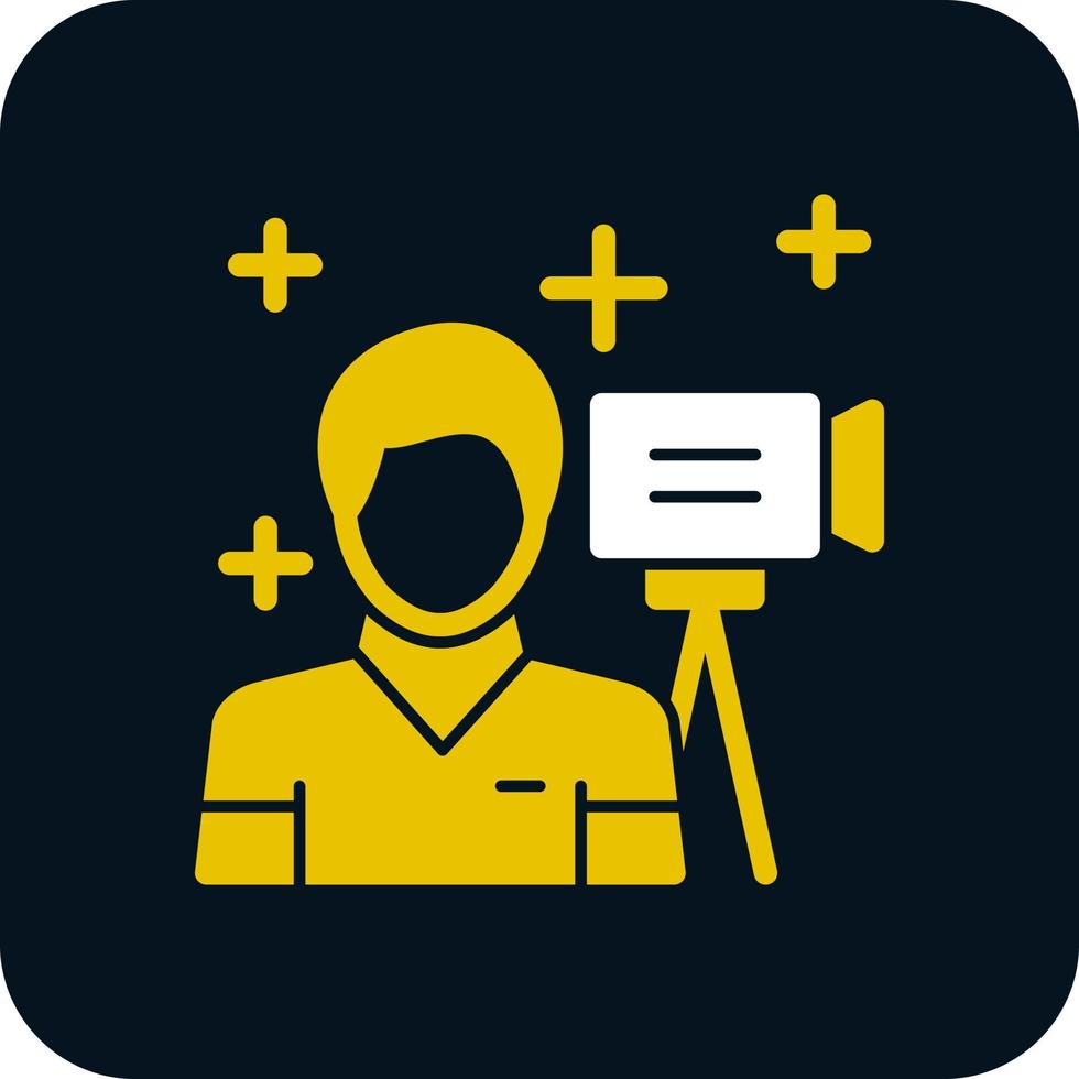 Movie Making Vector Icon Design