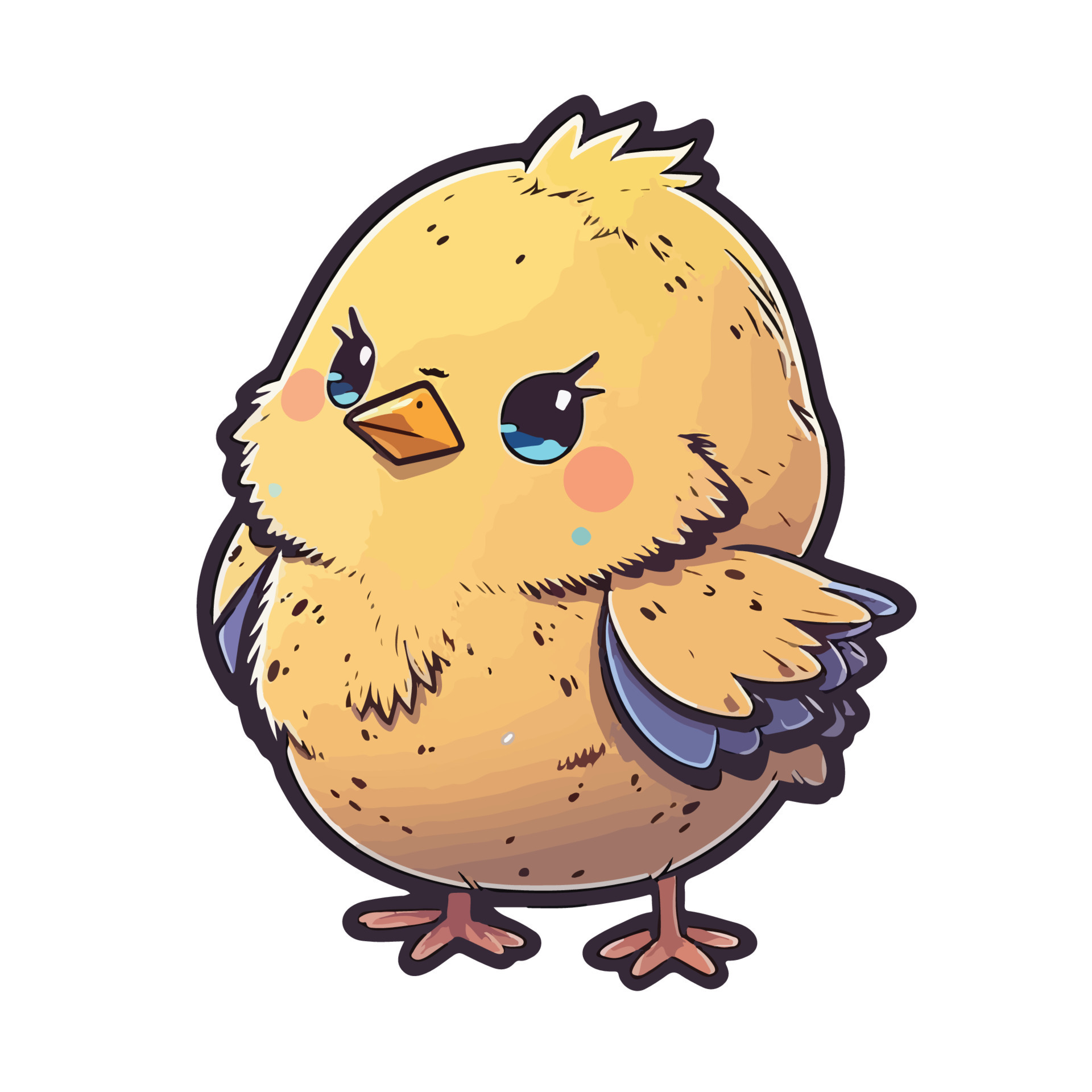 Cute Chick Cartoon Style 21638266 Vector Art At Vecteezy Cute Chick Cartoon Style Vector