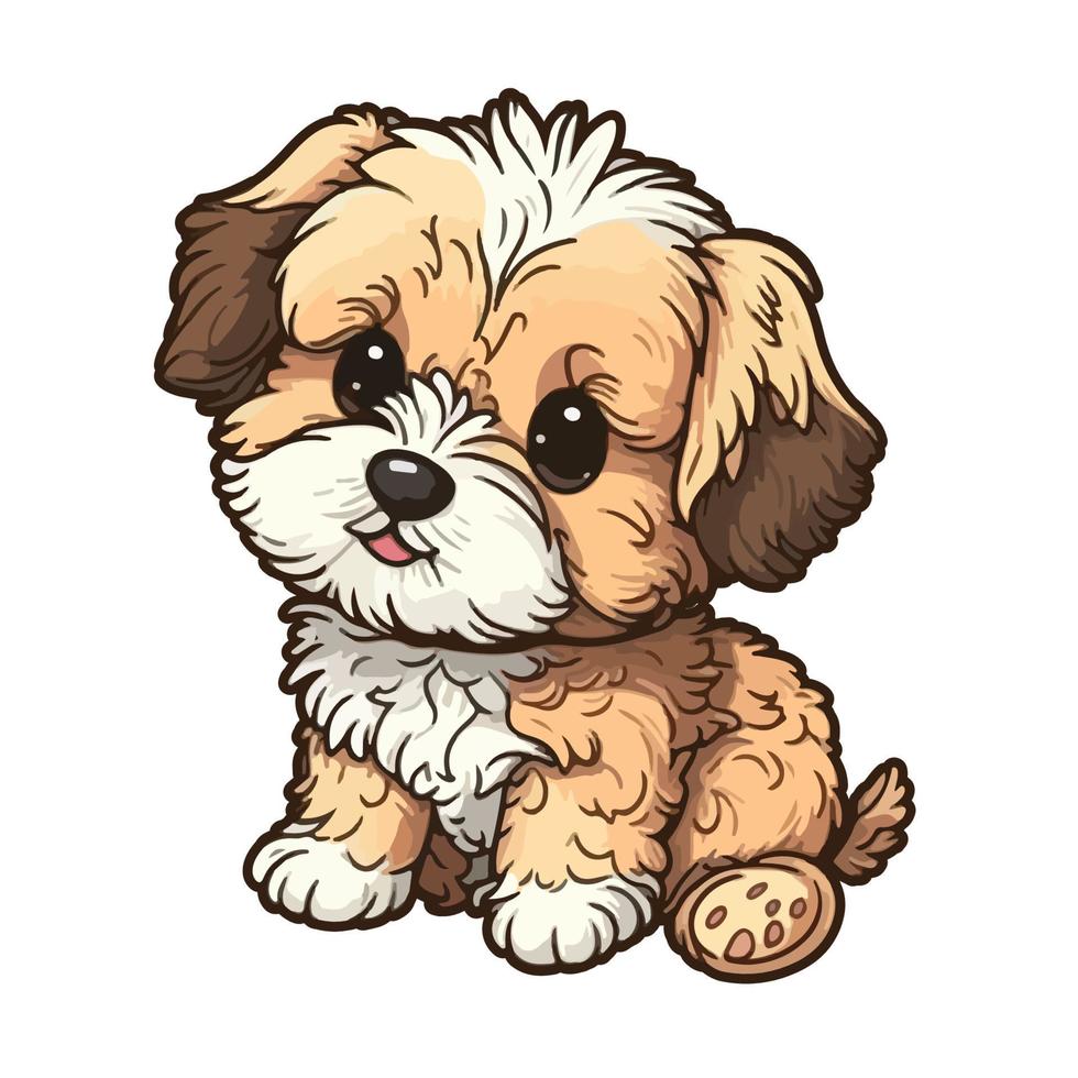 cute puppy cartoon style 21638285 Vector Art at Vecteezy