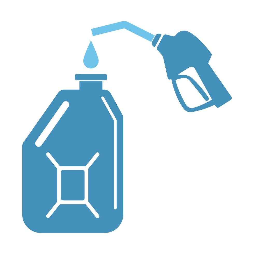 diseño de icono de gasolinera vector