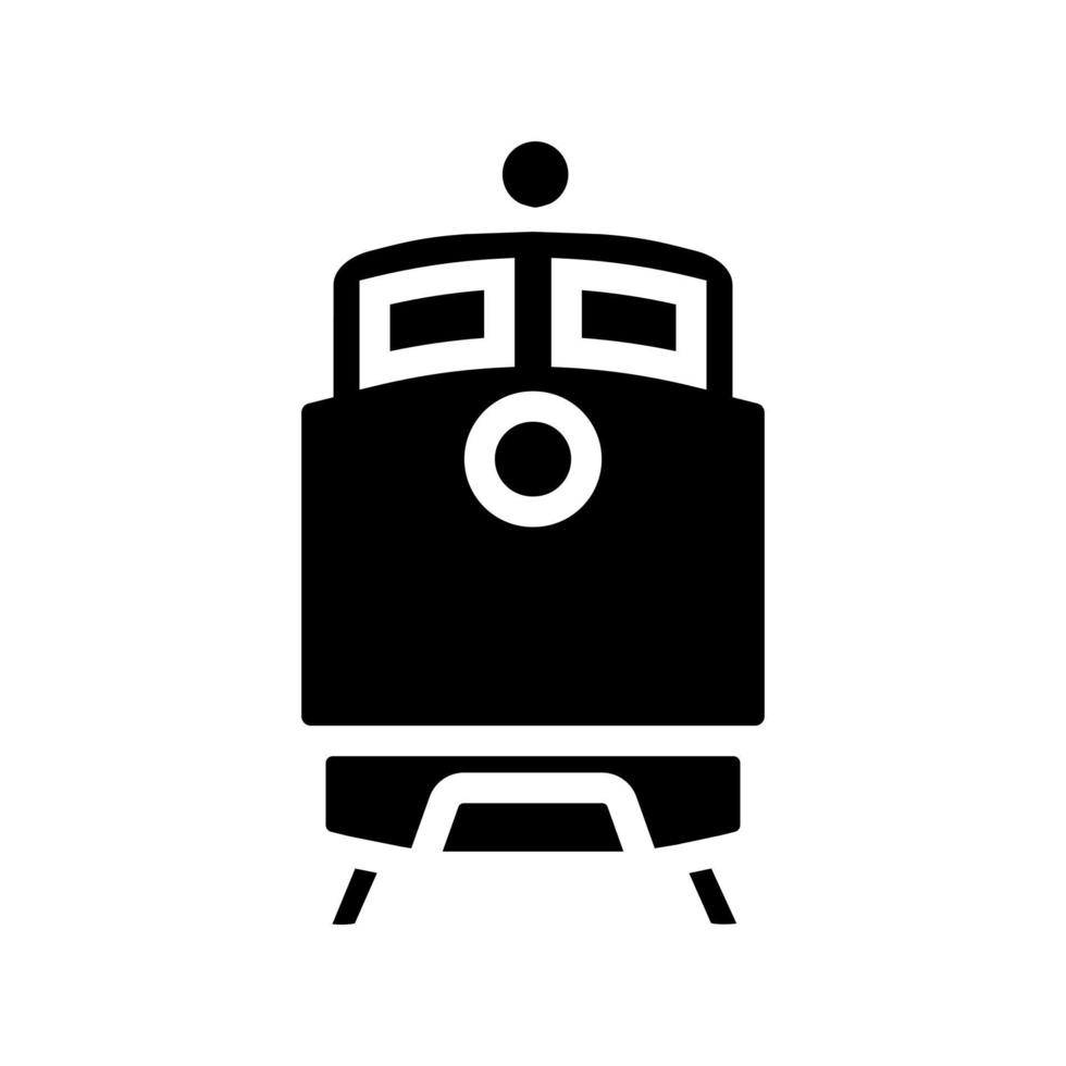 tren vector icono. ferrocarril ilustración signo. tranvía símbolo. público transporte logo.