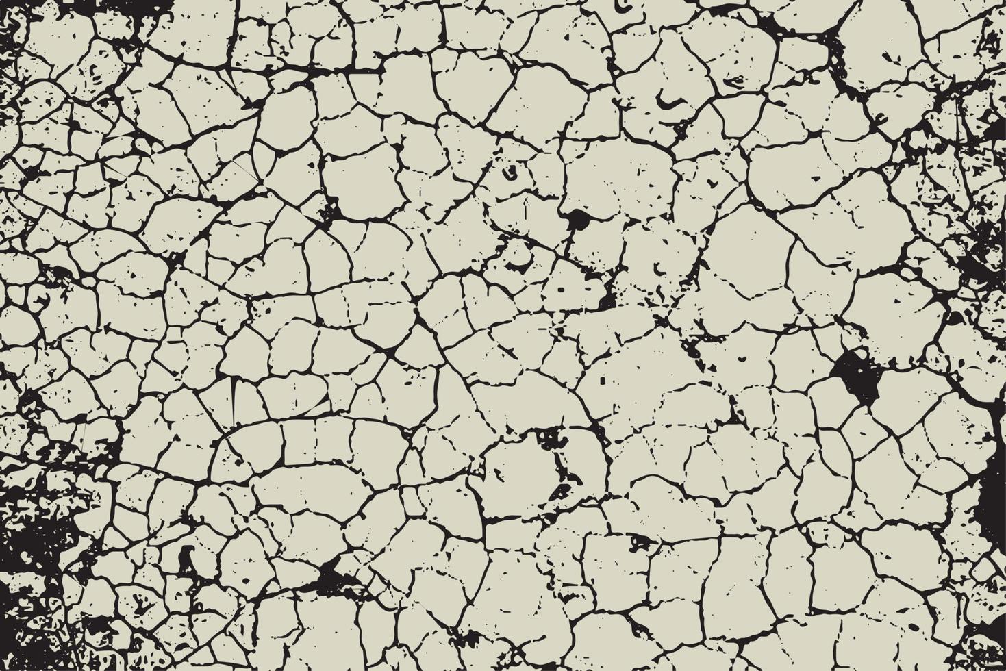 Cracked ground texture background vector