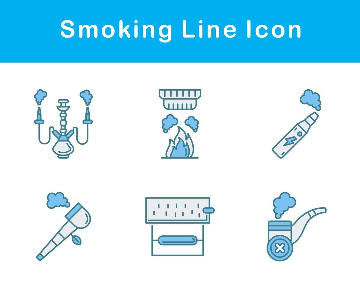 Smoking Vector Icon Set