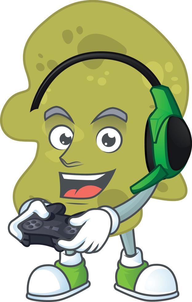 Cartoon character of verrucomicrobia vector