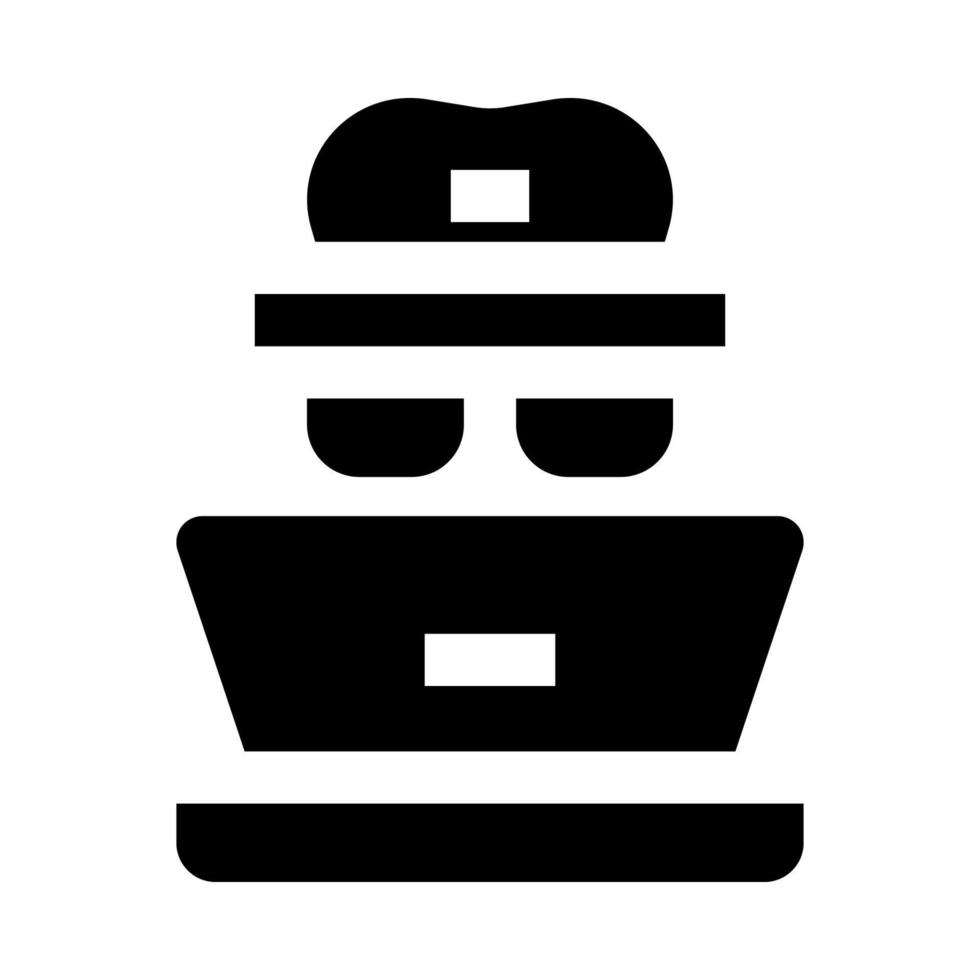 hacker icon for your website, mobile, presentation, and logo design. vector