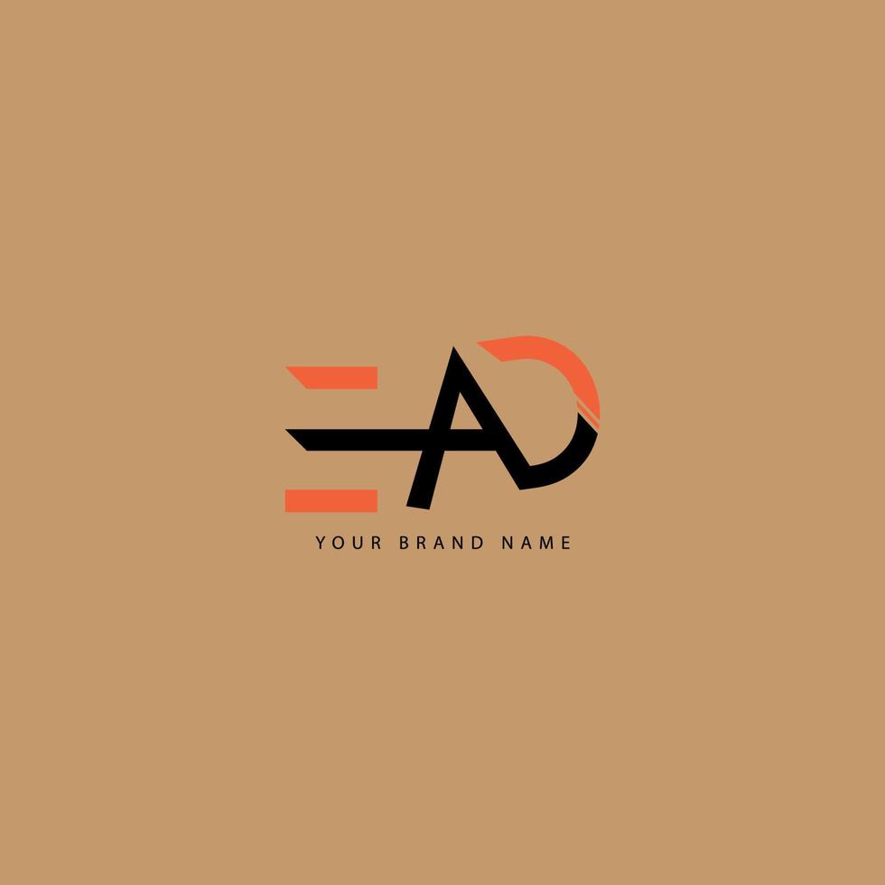 EAD Luxury Text Logo Design Vector