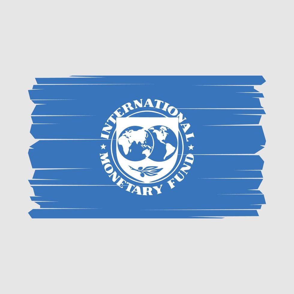 imf bandera vector ilustración