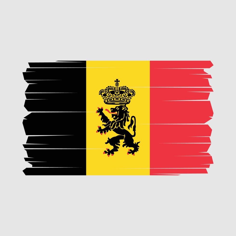 Belgium Flag Vector Illustration