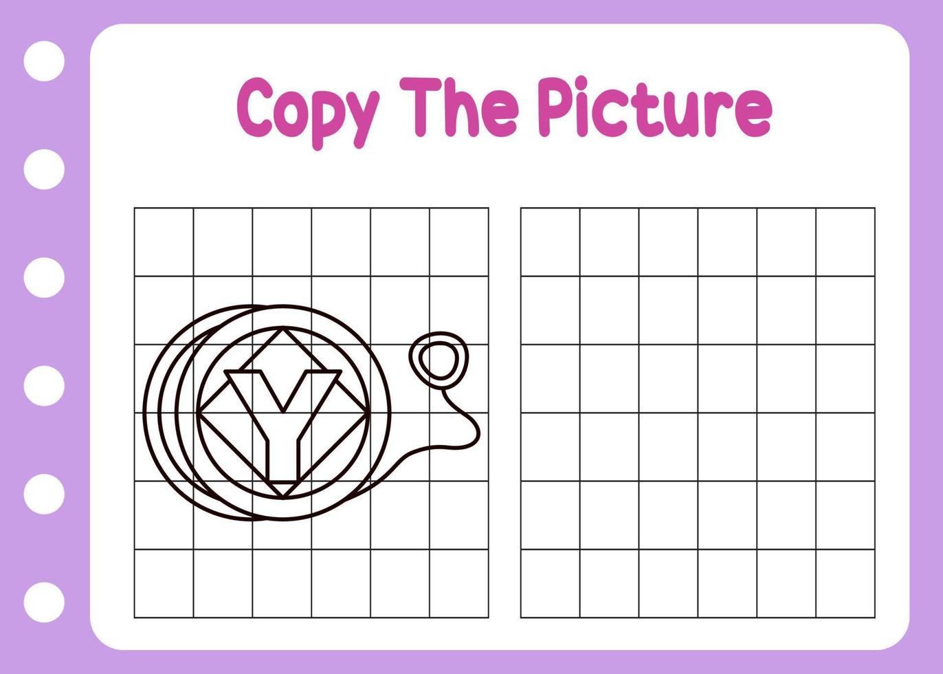 copy the picture of yo yo vector