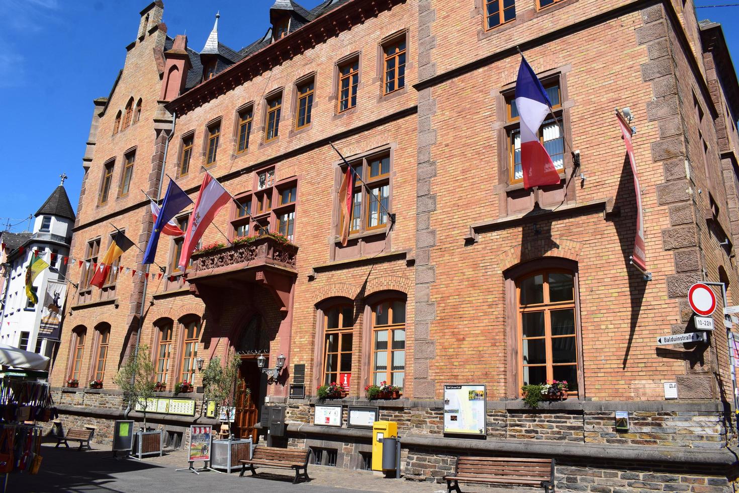 Zell an der Mosel, Germany, 2022 - front of the town hall of Zell an der Mosel photo