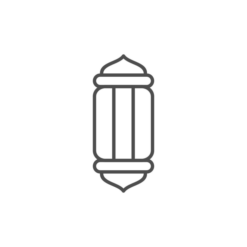 ramadan and eid mubarak muslim icon vector