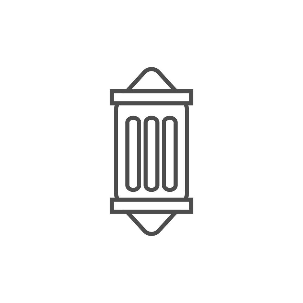 ramadan and eid mubarak muslim icon vector