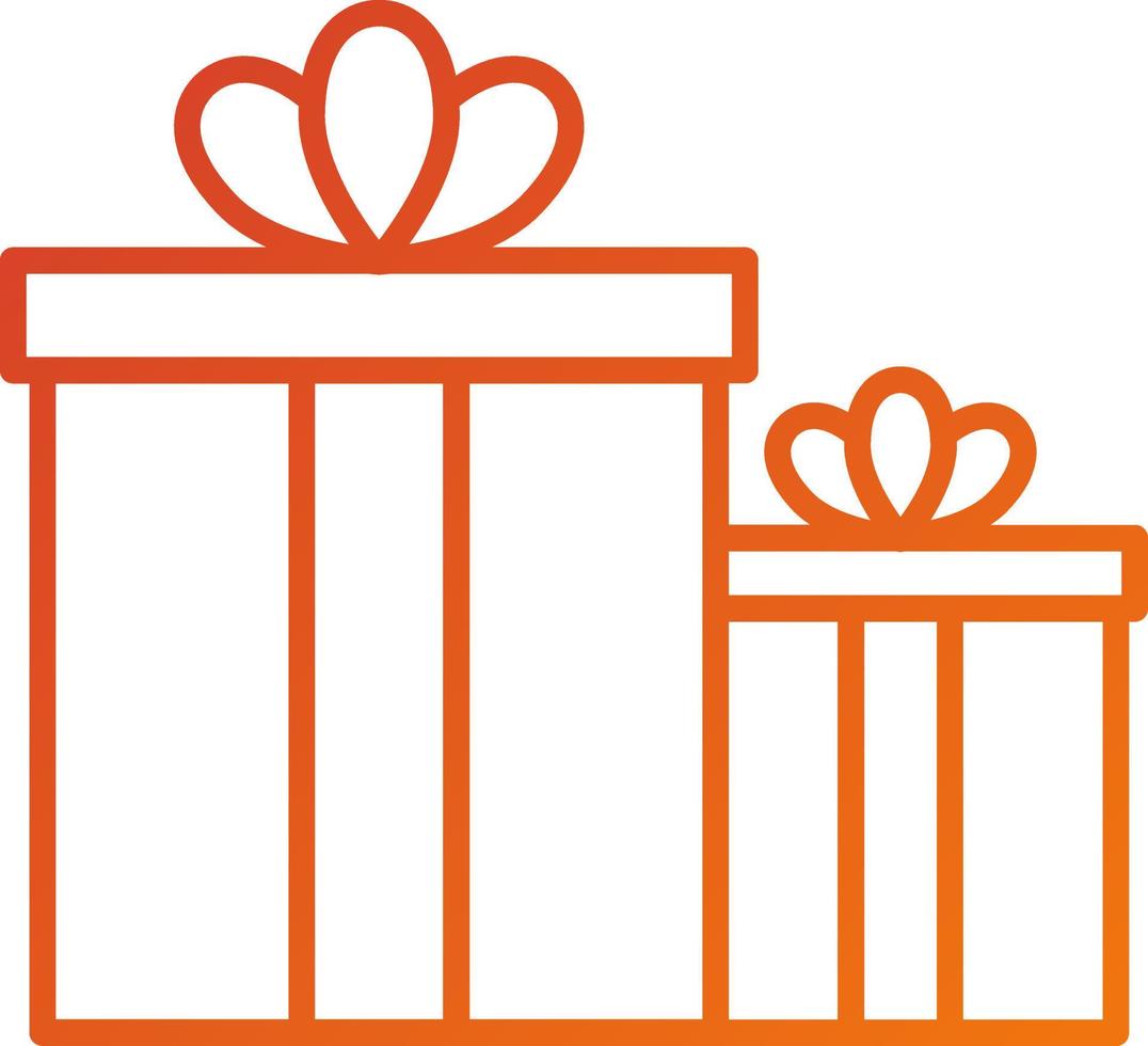 Gift Set Icon Style vector