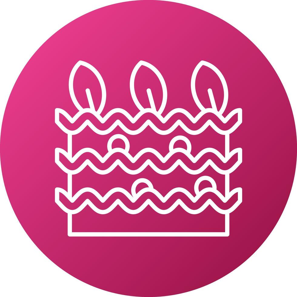 Lasagna Icon Style vector