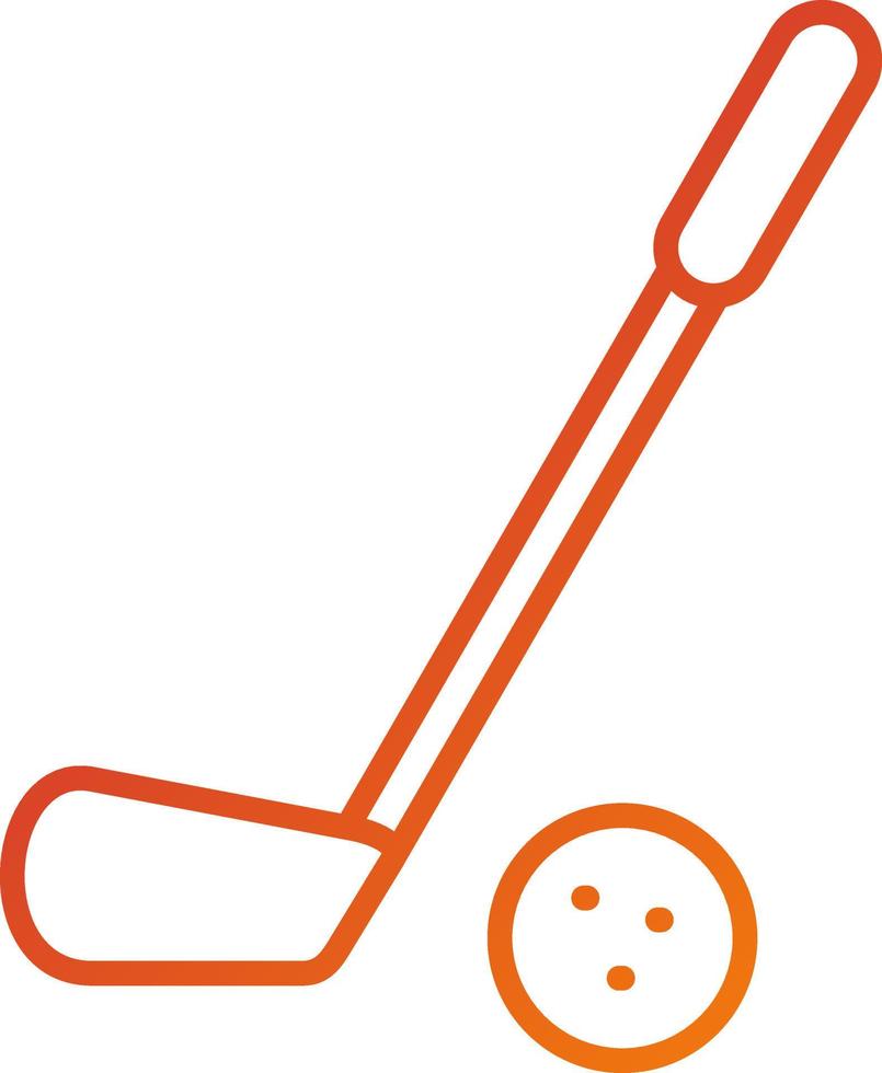 golf equipo icono estilo vector