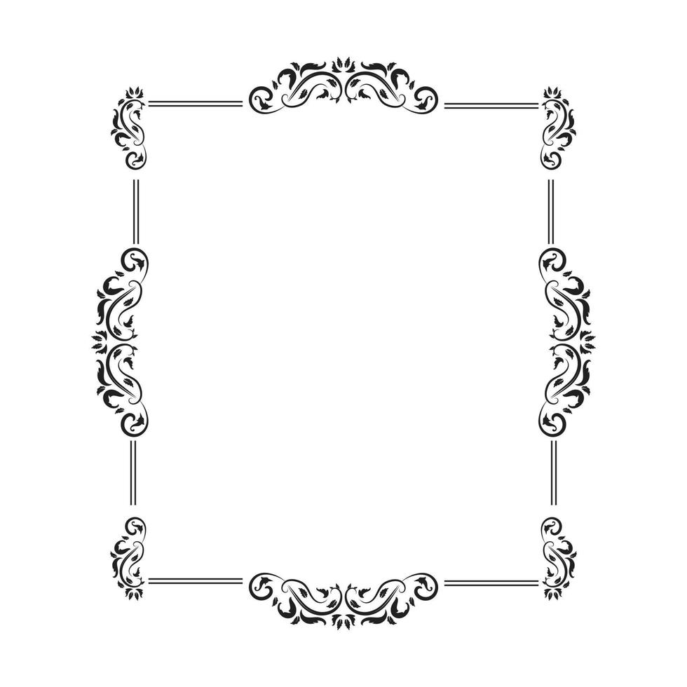 ornaments design, scroll elements, decorative vector frames and borders