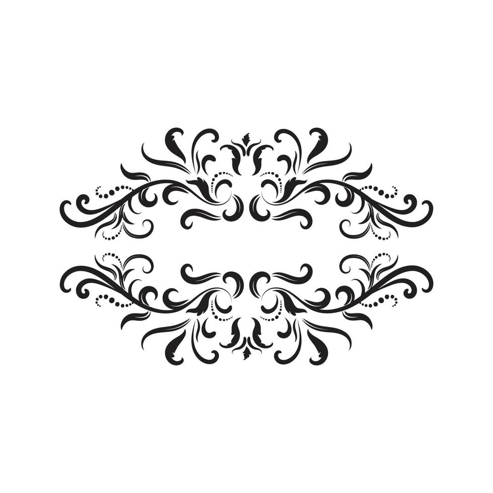 ornaments design, scroll elements, decorative vector frames and borders