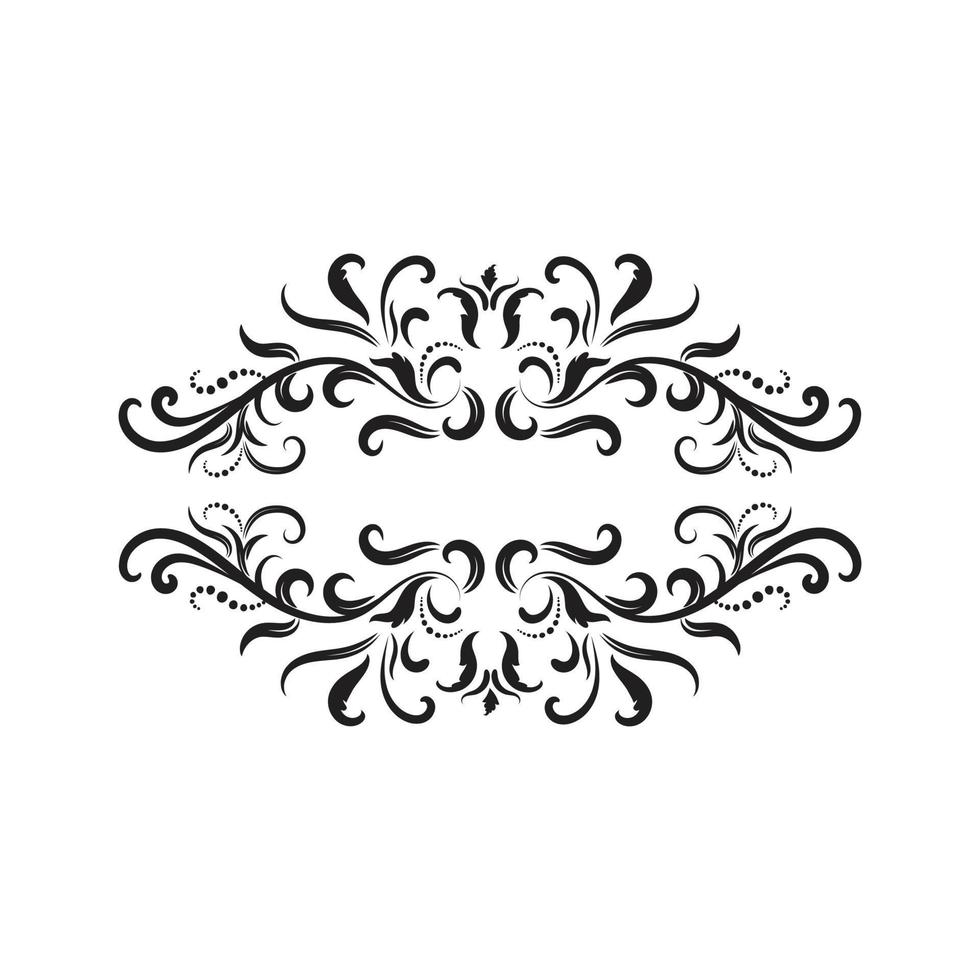 ornaments design, scroll elements, decorative vector frames and borders