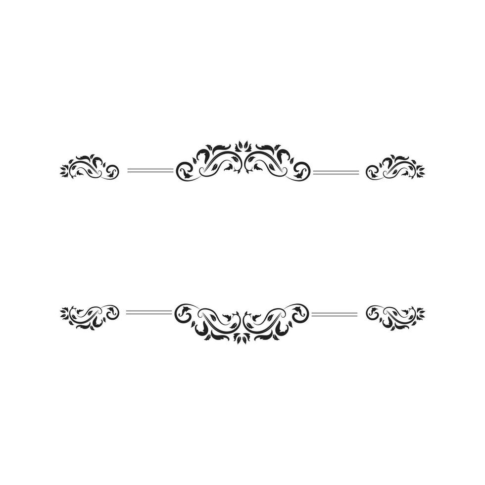 ornaments design, scroll elements, decorative vector frames and borders