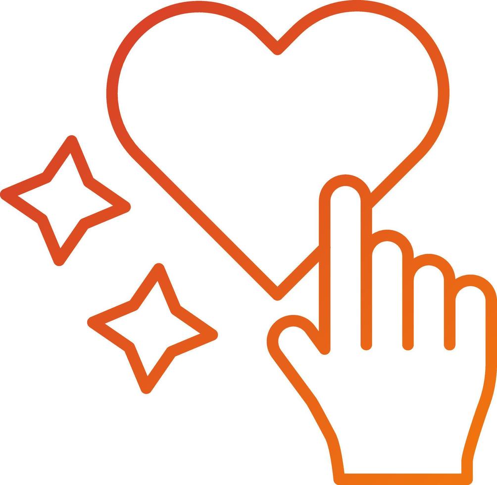 Please Like Icon Style vector