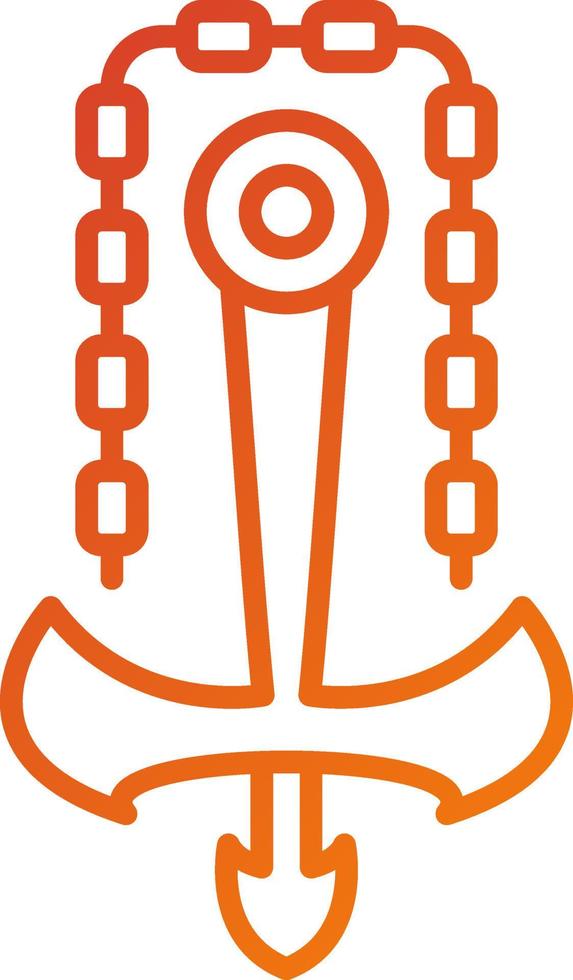Anchor Icon Style vector