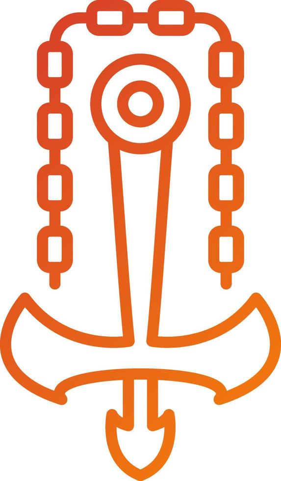 Anchor Icon Style vector