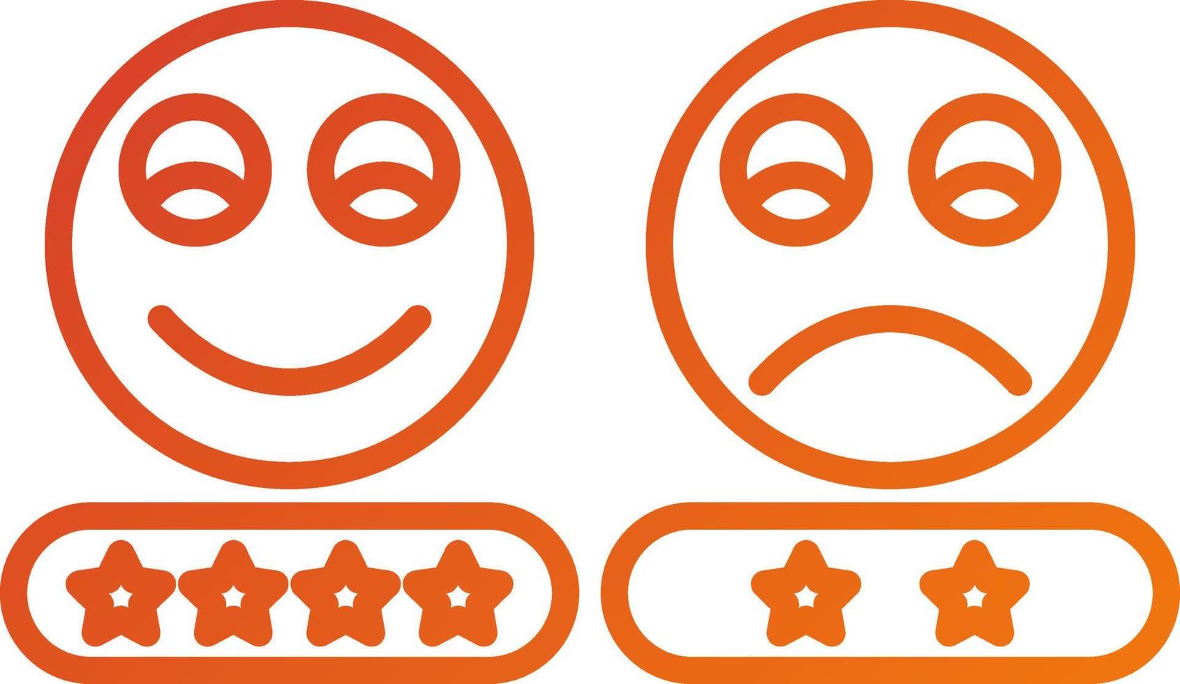Satisfaction Level Icon Style vector