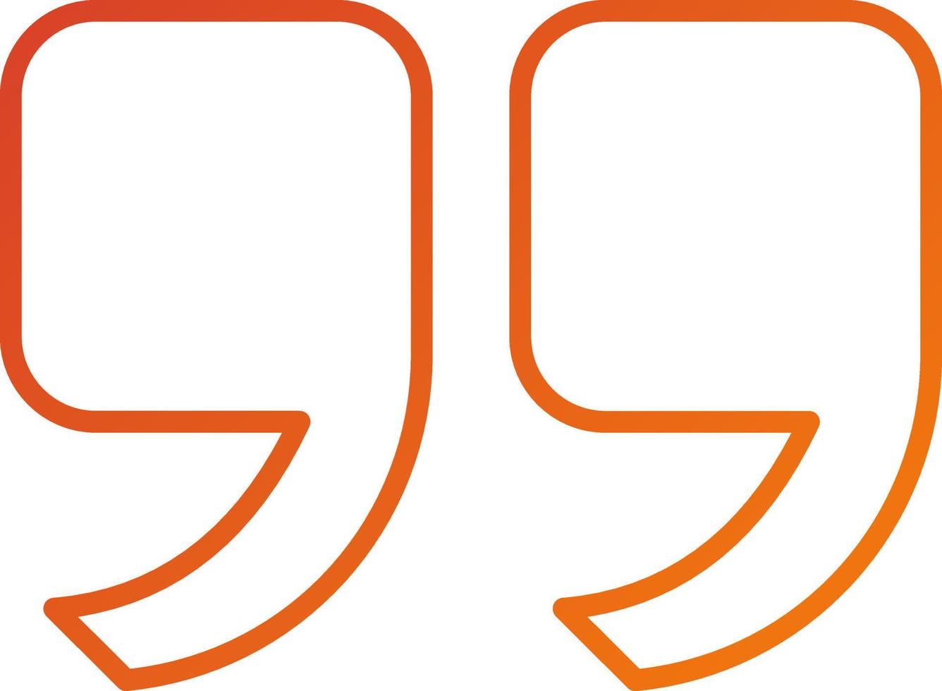 Quote Icon Style vector