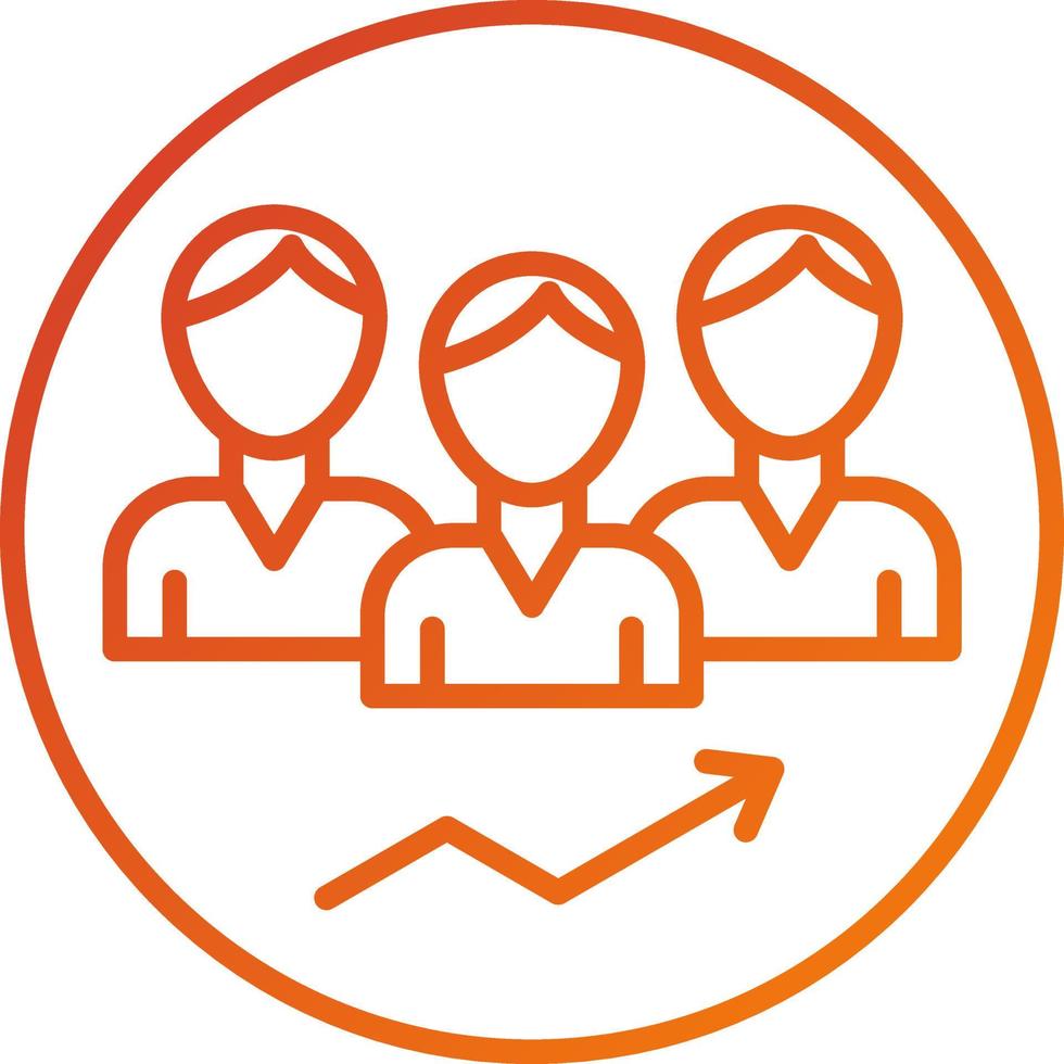 Demographic Icon Style vector