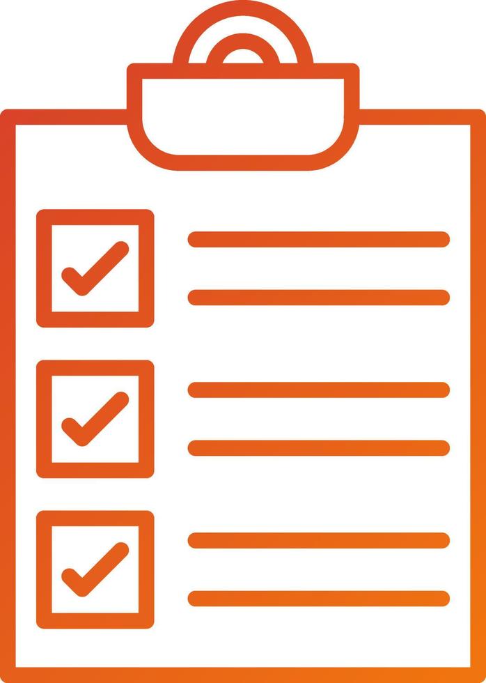 Checklist Icon Style vector