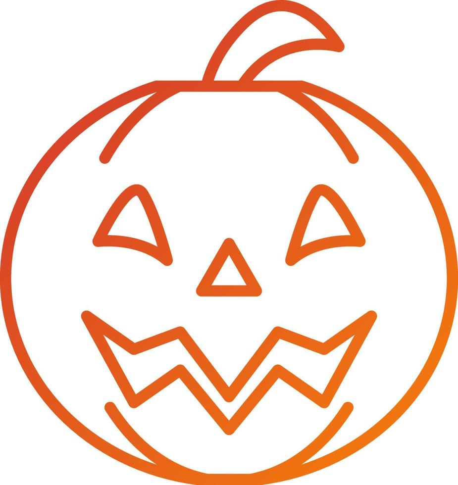 Jack o-linterna icono estilo vector