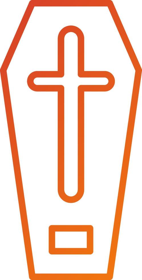 Coffin Icon Style vector