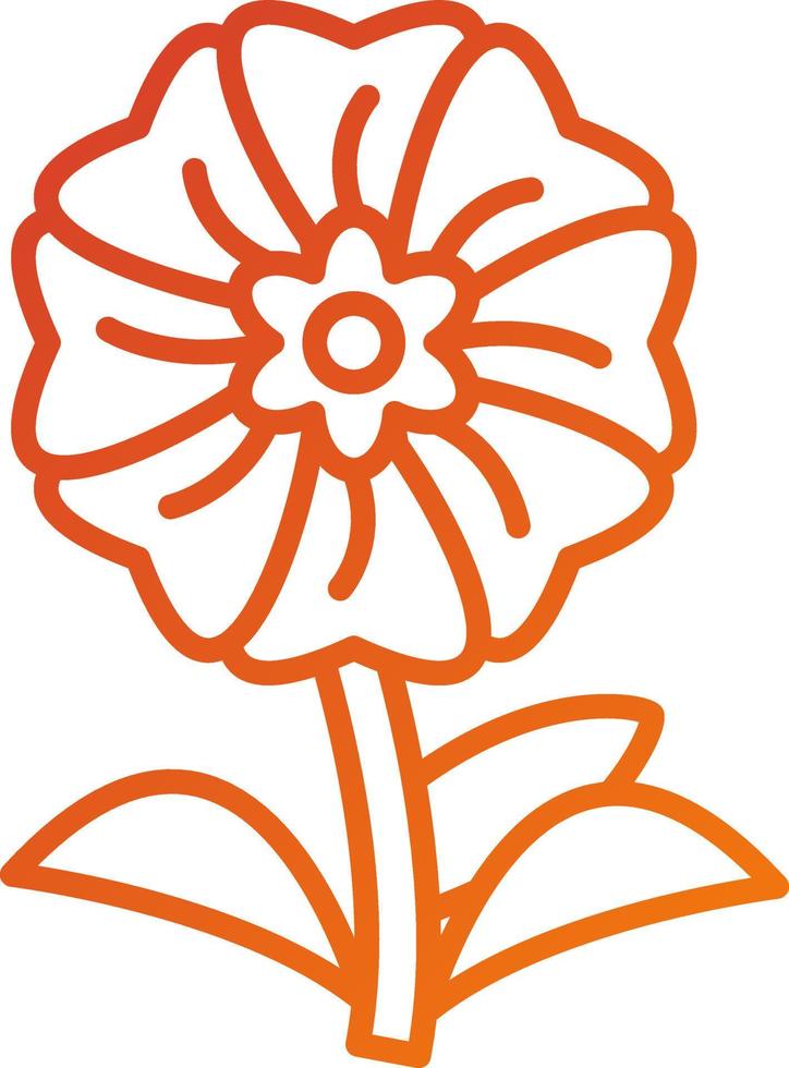 Alpine Forget Me Not Icon Style vector