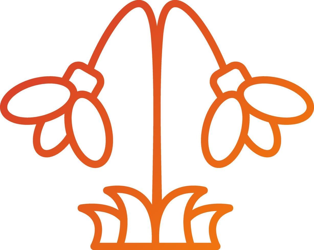 Snowdrop Icon Style vector