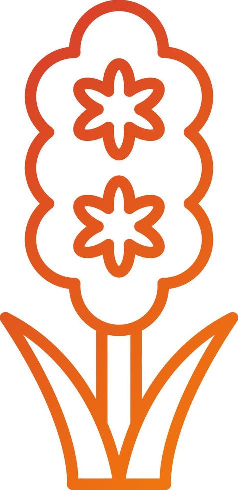 Hyacinth Icon Style vector
