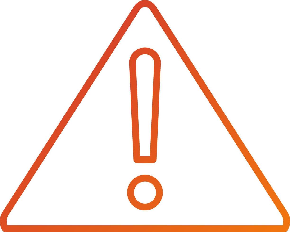 Warning Icon Style vector