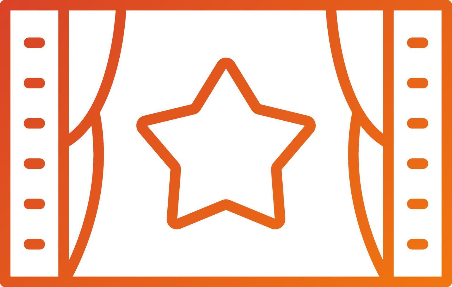 Film Premiere Icon Style vector