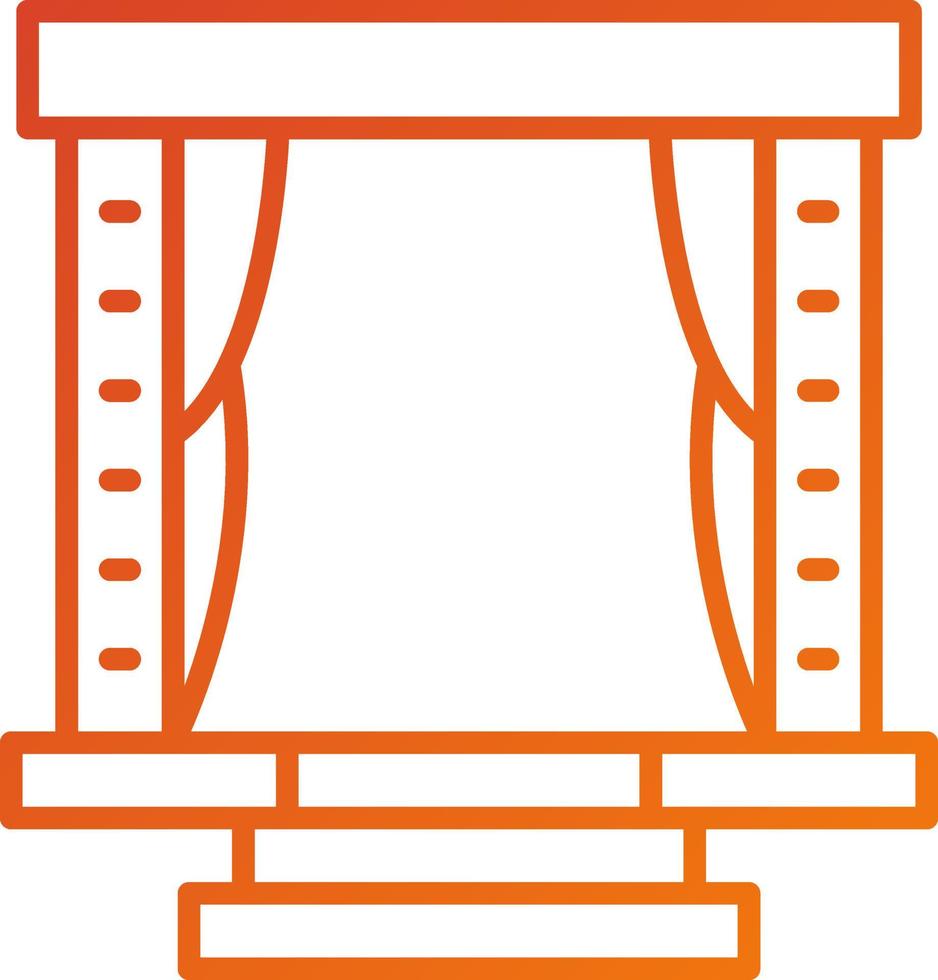 Film Set Icon Style vector