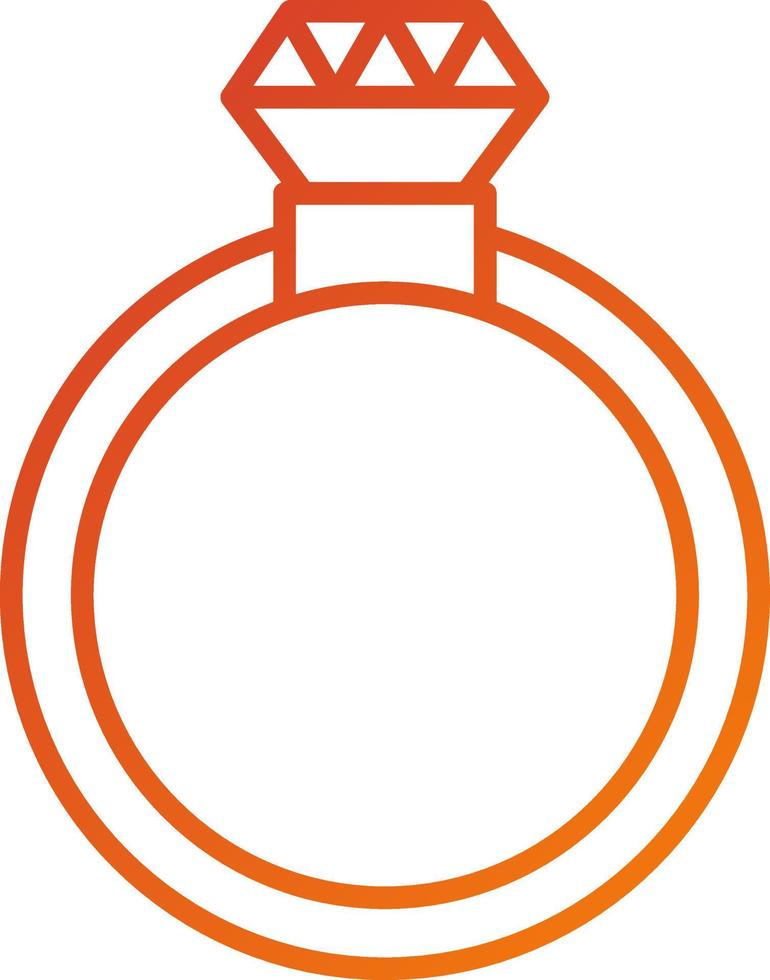 Rings Icon Style vector
