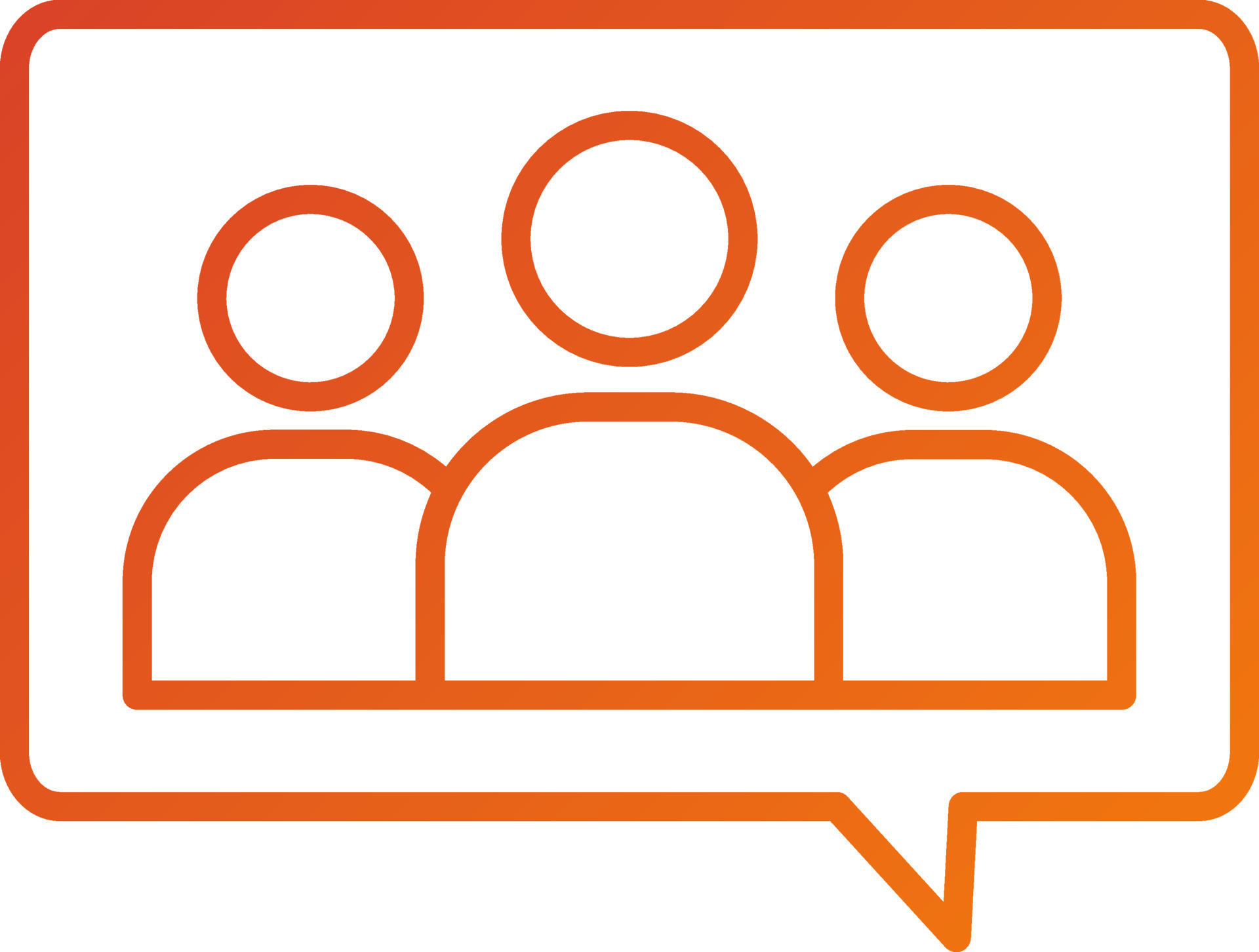 Group Chat Icon Style 21641413 Vector Art at Vecteezy