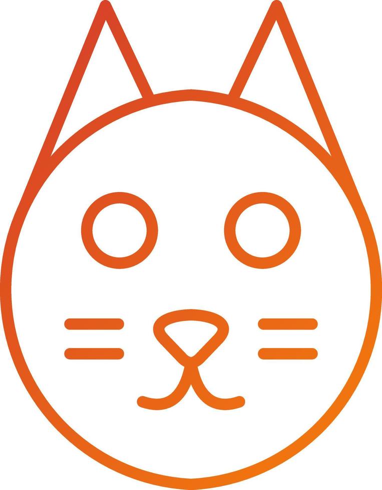 Cat Icon Style vector