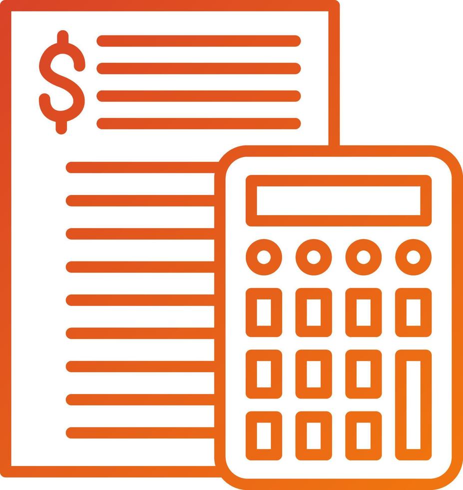 Budget Icon Style vector