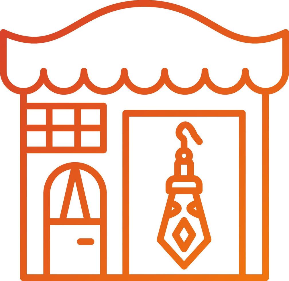 Jewlery Store Icon Style vector