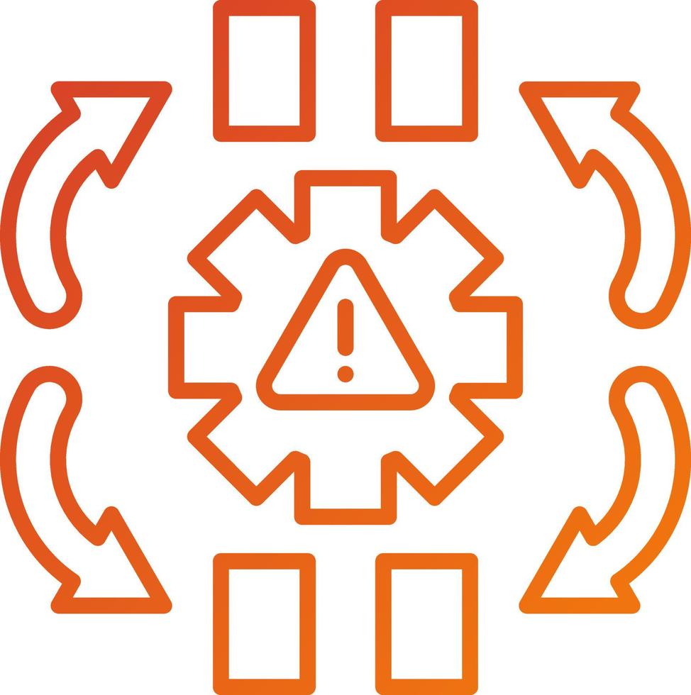 Consequences Icon Style vector