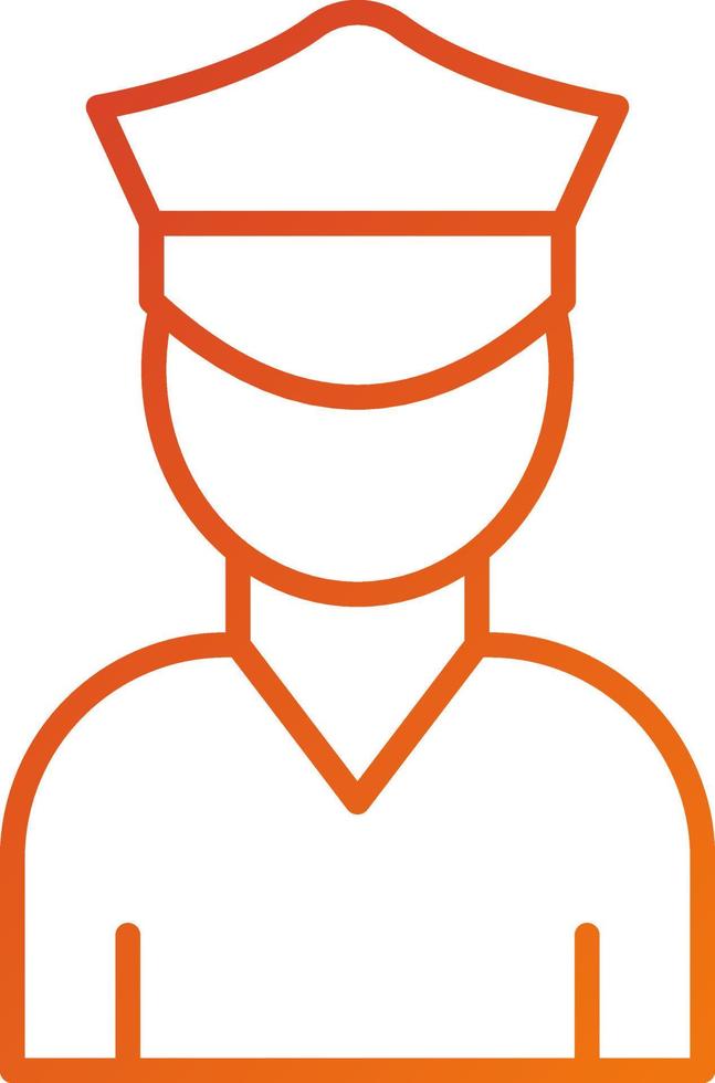 Gate Keeper Icon Style vector
