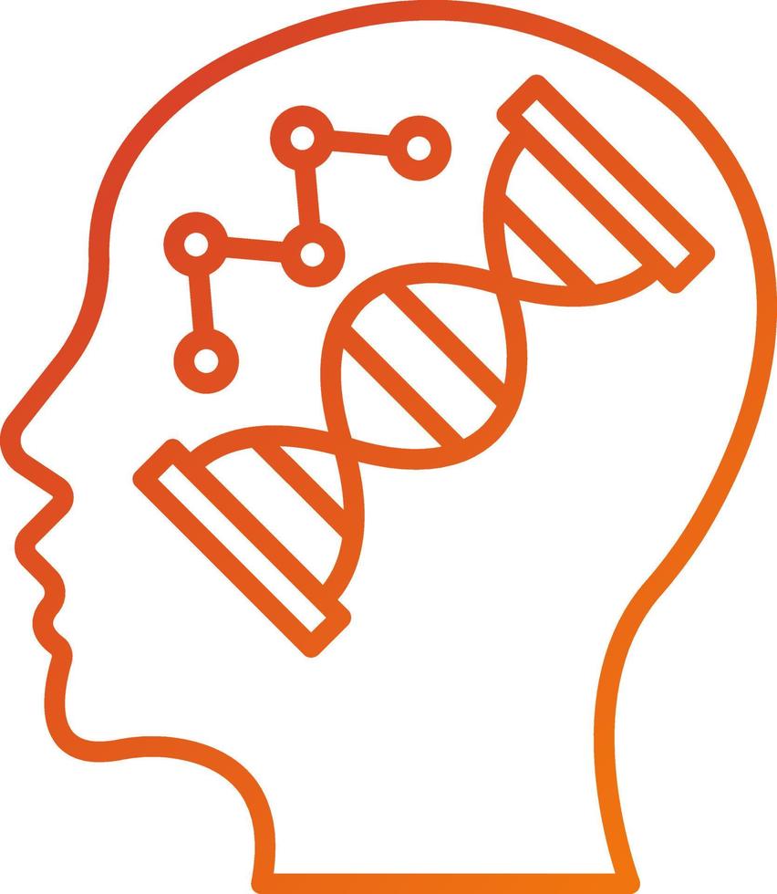 DNA Icon Style vector