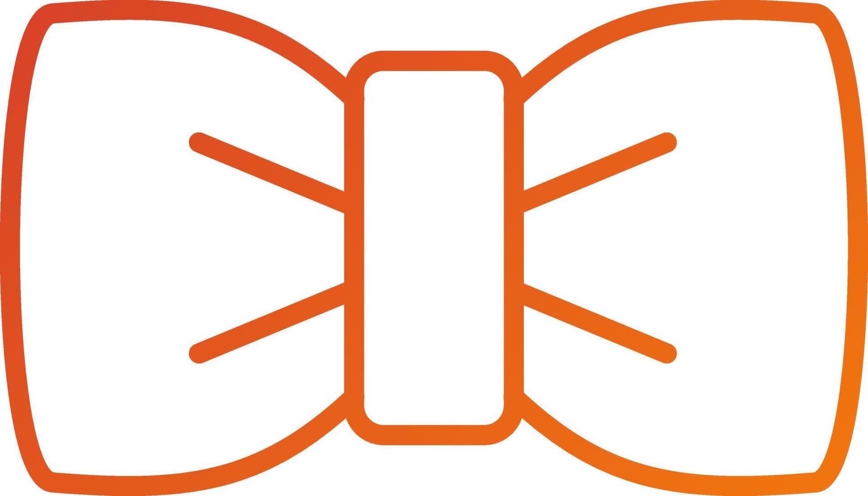 Bow Tie Icon Style vector