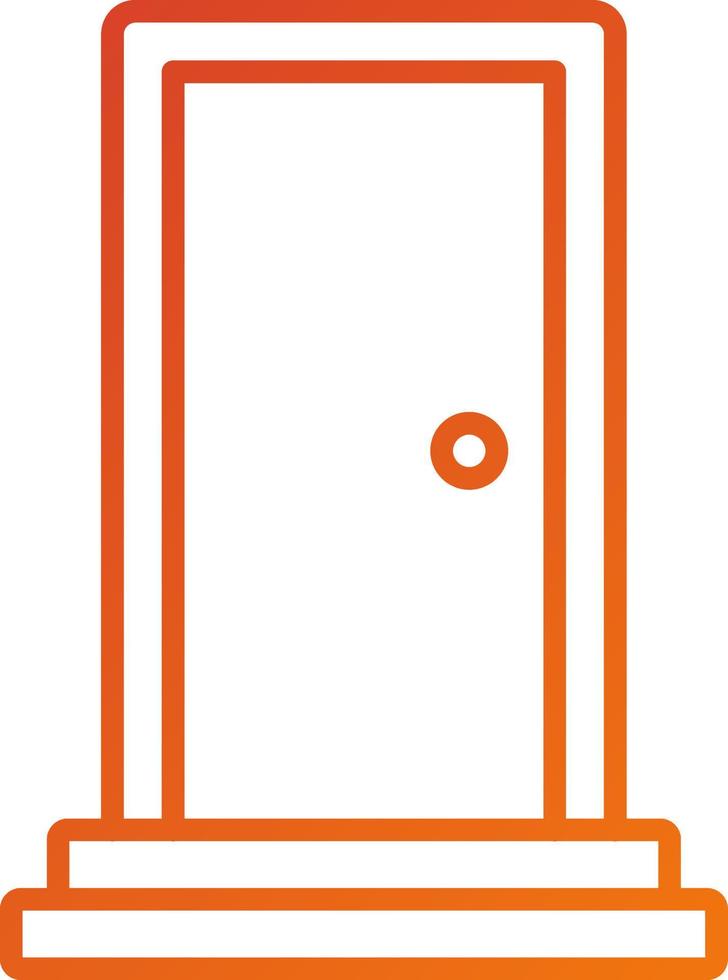 Door Icon Style vector
