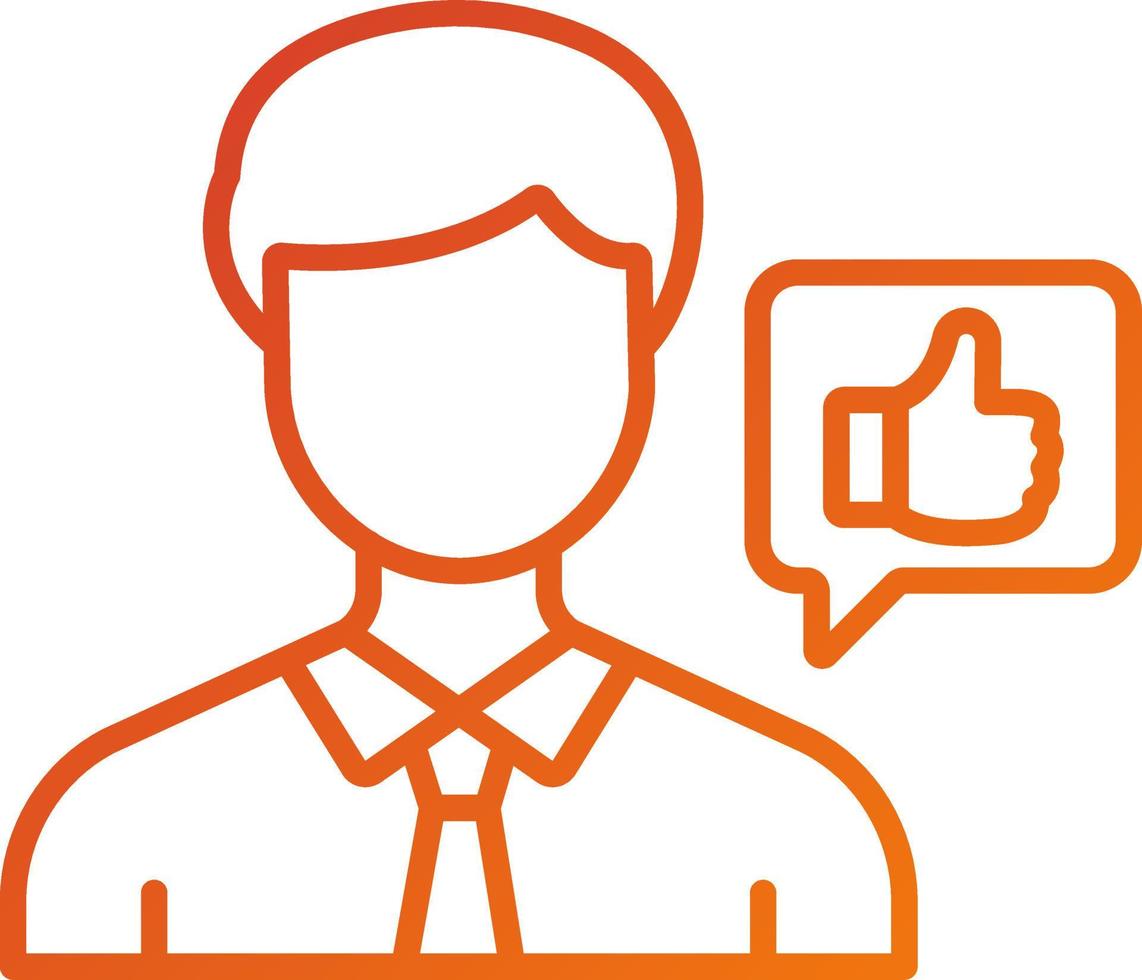 Good Leader Icon Style vector