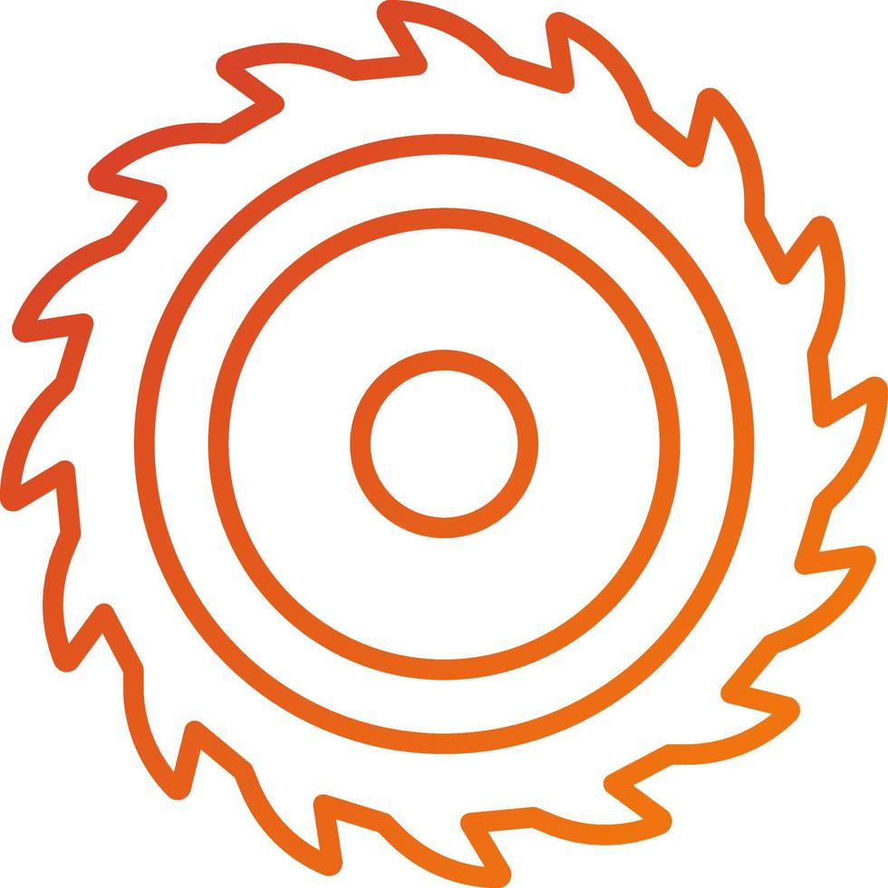Circular Saw Icon Style vector